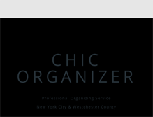 Tablet Screenshot of chicorganizer.com